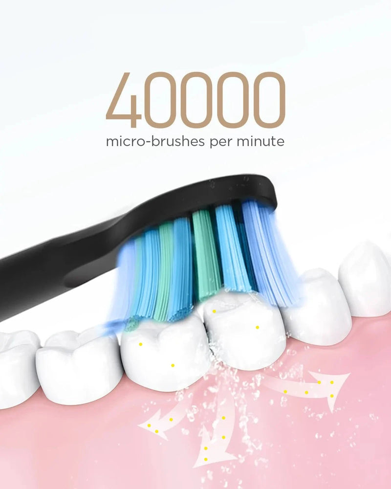 Fairywill Electric Sonic escova de dentes USB Charge FW-507 recarregável impermeável escovas de dentes eletrônicas substituição cabeças adulto